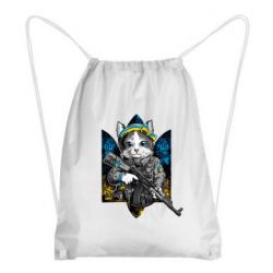 Рюкзак-мешок Кот военный - PrintSalon