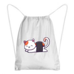 Рюкзак-мешок Котик-суши - PrintSalon
