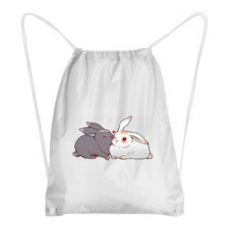 Рюкзак-мешок Кролики Вэй и Лань - PrintSalon