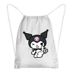 Рюкзак-мешок Kuromi hello kitty - PrintSalon