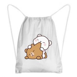 Рюкзак-мешок Кусь мишки - PrintSalon