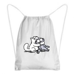 Рюкзак-мішок Любов котів - PrintSalon