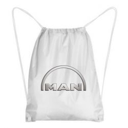 Рюкзак-мешок Man metallic logo - PrintSalon