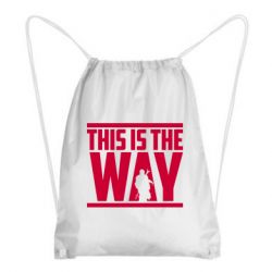 Рюкзак-мішок Mandalorian This Is The Way - PrintSalon