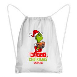 Рюкзак-мішок З Різдвом Христовим Україно-Грінч і Генератор - PrintSalon