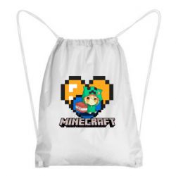 Рюкзак-мішок Minecraft Girl - PrintSalon