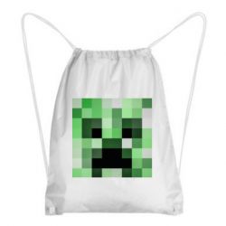 Рюкзак-мешок Minecraft minimalist Creeper - PrintSalon