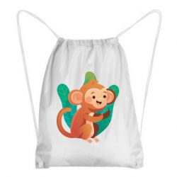 Рюкзак-мешок Monkey. Fuck You - PrintSalon