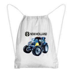 Рюкзак-мішок New Holland tractor - PrintSalon