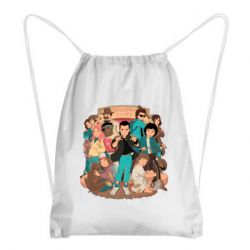 Рюкзак-мешок Очень странные дела арт - PrintSalon