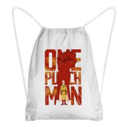 Рюкзак-мешок One Punch Man Saitama-PrintSalon Рюкзак-мешок One Punch Man Saitama