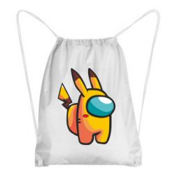 Рюкзак-мішок Pikachu Among Us - PrintSalon