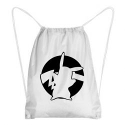 Рюкзак-мешок Pikachu silhouette - PrintSalon