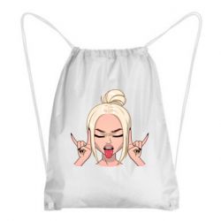 Рюкзак-мешок Punk Girl - PrintSalon