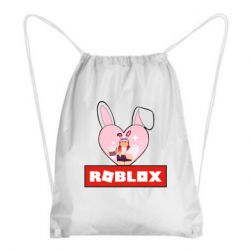 Рюкзак-мешок Roblox Bunny Girl Skin-PrintSalon Рюкзак-мешок Roblox Bunny Girl Skin