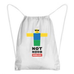 Рюкзак-мешок Roblox Not Noob-PrintSalon Рюкзак-мешок Roblox Not Noob