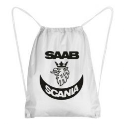 Рюкзак-мешок Scania SAAB logo - PrintSalon