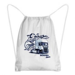 Рюкзак-мешок Scania watercolor art - PrintSalon