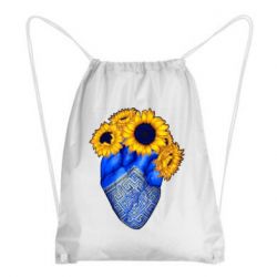 Рюкзак-мішок Серце України. - PrintSalon