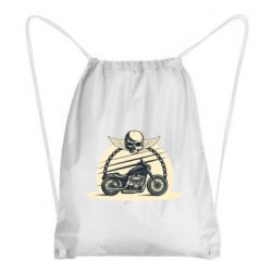 Рюкзак-мешок Skull and Bike - PrintSalon