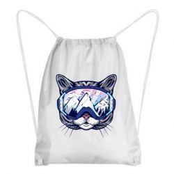 Рюкзак-мешок Snowboard Cat - PrintSalon