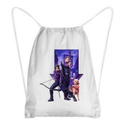 Рюкзак-мешок Соколиный глаз и Кейт Бишоп - PrintSalon