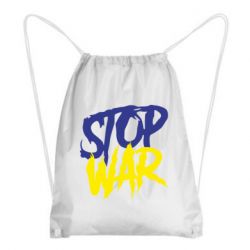 Рюкзак-мешок Stop this war - PrintSalon