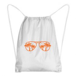 Рюкзак-мешок Sunglasses And Palm Trees - PrintSalon