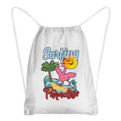 Рюкзак-мешок Surfing Paradise Flamingo - PrintSalon