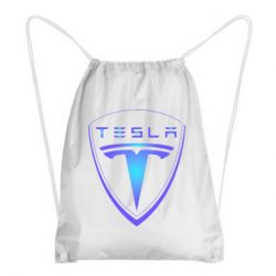 Рюкзак-мешок Tesla logo gradient - PrintSalon