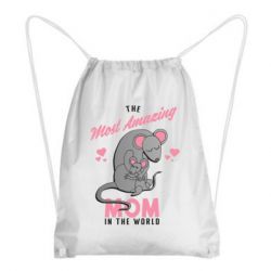 Рюкзак-мешок The Most amazing mom in the world - PrintSalon