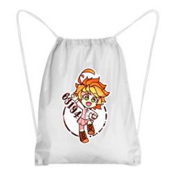 Рюкзак-мешок The promised Neverland Emma - PrintSalon