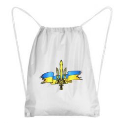 Рюкзак-мешок Украина трезубец - PrintSalon
