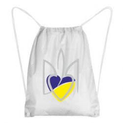 Рюкзак-мешок Ukrainian heart - PrintSalon