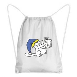 Рюкзак-мешок Украинский кот саймона с подарком - PrintSalon