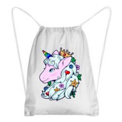 Рюкзак-мешок Unicorn Princess - PrintSalon