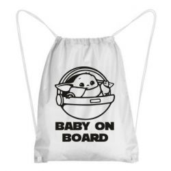 Рюкзак-мешок Вaby on board - PrintSalon