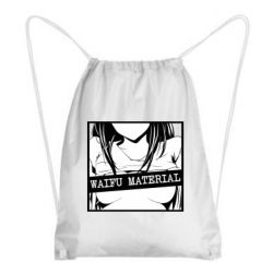 Рюкзак-мішок Waifu Material - PrintSalon