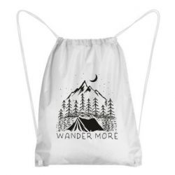 Рюкзак-мешок Wander more - PrintSalon