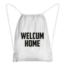 Рюкзак-мешок Welcum Home - PrintSalon