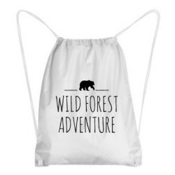 Рюкзак-мешок Wild forest adventure - PrintSalon