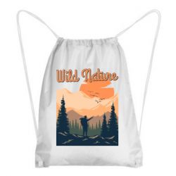 Рюкзак-мешок Wild nature - PrintSalon