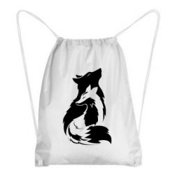 Рюкзак-мешок Wolf And Fox - PrintSalon