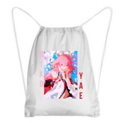 Рюкзак-мешок Yae Miko art - PrintSalon