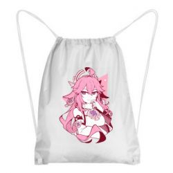 Рюкзак-мешок Yae Miko portrait - PrintSalon