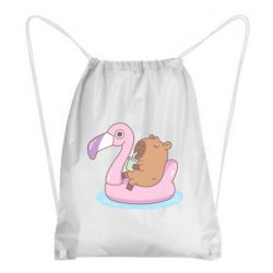 Рюкзак-мешок Capybara Chilling - PrintSalon