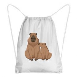 Рюкзак-мешок Две капибары