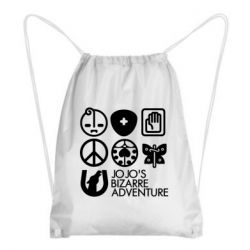 Рюкзак-мішок JoJo Symbols - PrintSalon