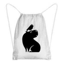 Рюкзак-мішок Копібара та Пташка - PrintSalon