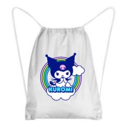 Рюкзак-мішок Kuromi Rainbow
